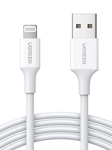 UGREEN Lightning cable for iPhone in white with USB and Lightning connectors from UGREEN Store