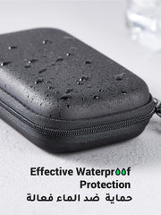 UGREEN shockproof hard drive carrying case with effective waterproof protection and durable zipper