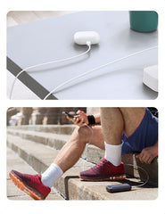 UGREEN USB C to Lightning fast charging cable charging wireless earbuds and smartphone outdoors