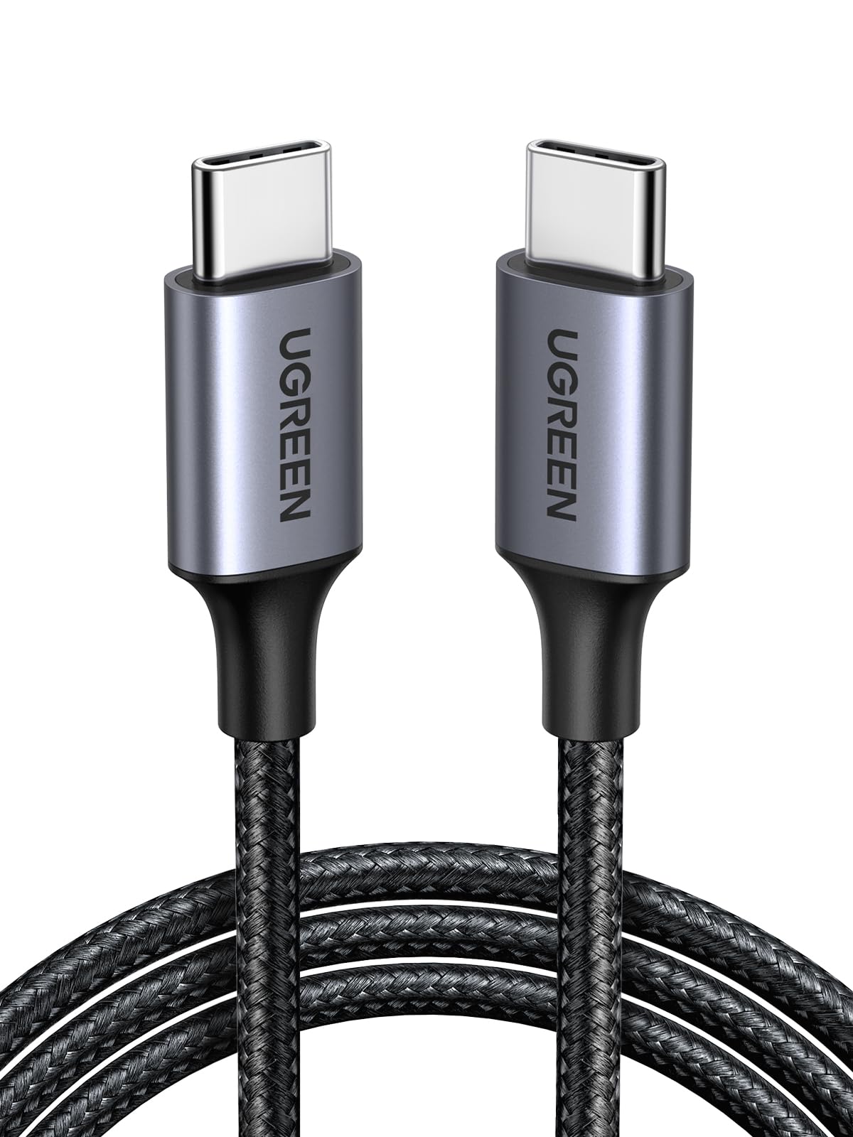 UGREEN USB-C to Type C cable for iPhone 16 Pro Max with braided nylon and aluminum connectors