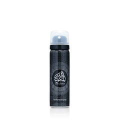Unisex musk fragrance with deodorant spray from Visit the Lattafa Store in a black patterned bottle