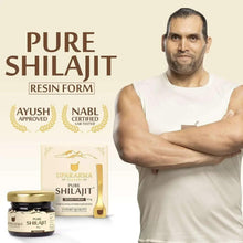 Pure shilajit resin jar with matching product box