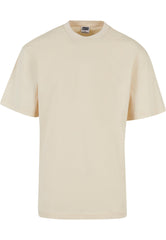 Urban classics tall tee for men in beige color with short sleeves and crew neck design