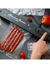 Huitich automatic vacuum sealer kitchen appliance to keep food fresh sealing sausages in plastic bag