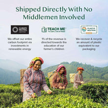 VAHDAM Daily Assam tea sustainability panel with plantation workers