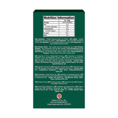 VAHDAM tea box back label showing nutrition facts and ingredient list for Assam black tea leaves