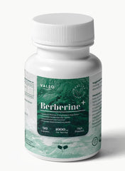 VALEO Berberine capsules for blood sugar support with 90 high potency capsules per bottle