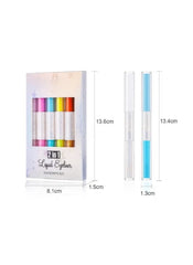 Huitich 2 in 1 glitter and matte eyeliner set with multiple vibrant shades and waterproof formula
