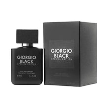 Men's eau de parfum bottle and special edition box, dark cap, 100ml