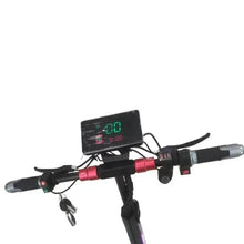 Huitich off-road electric scooter handlebar with digital display and front control lights