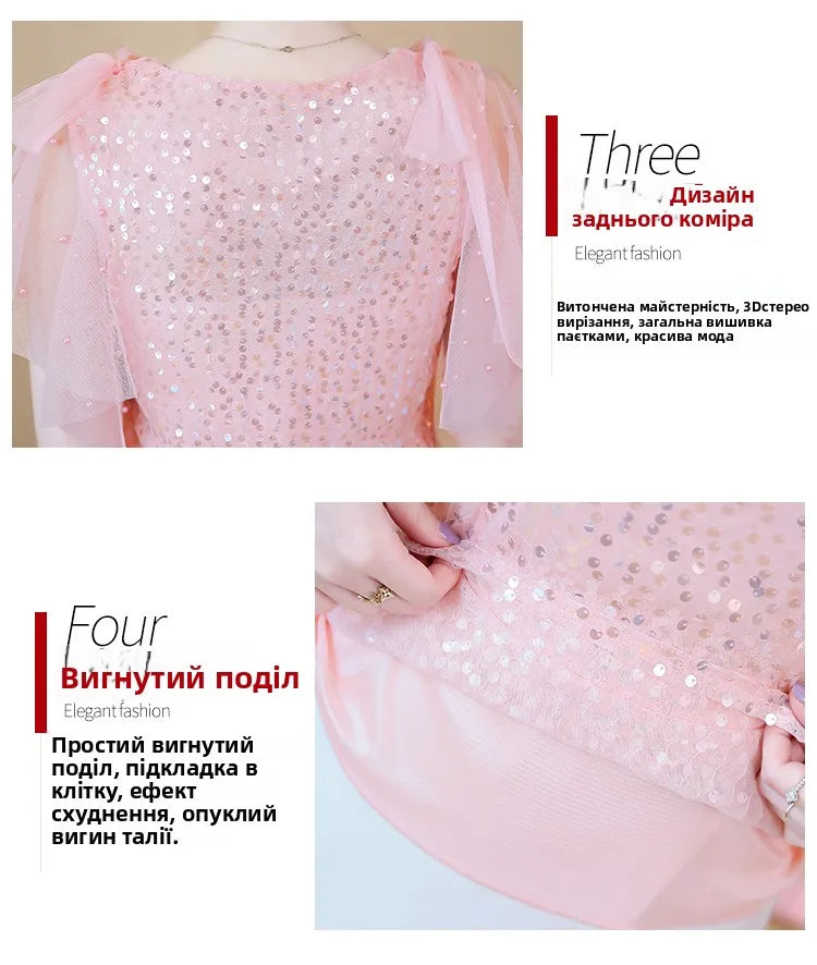 Mumzar women's sequin chiffon blouse in pink with elegant design and stylish details