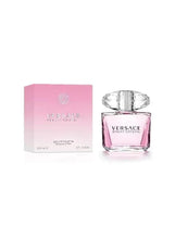 Versace Bright Crystal EDT perfume bottle with matching pink box
