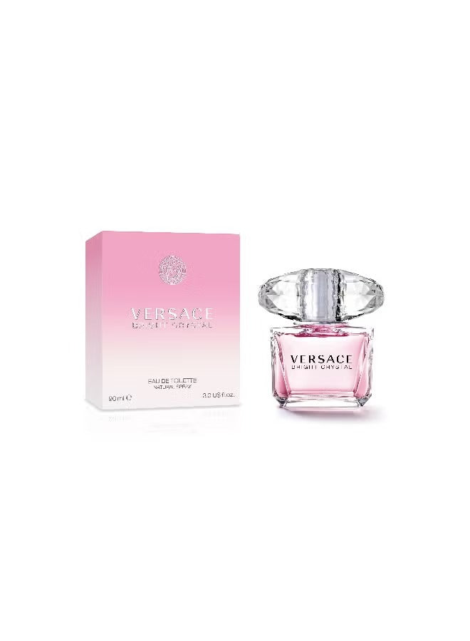 Versace Bright Crystal perfume for women in a pink bottle with elegant packaging