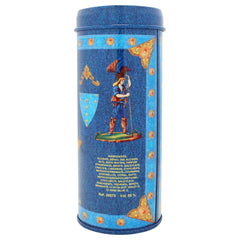 Decorative Versace Blue Jeans perfume tin with medieval knight design to buy Versace Blue Jeans perfume Dubai