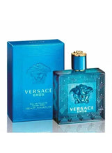 Versace Eros men's EDT spray bottle with blue box, 100ml