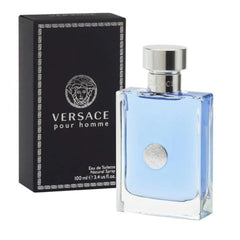 Versace Pour Homme perfume UAE 100ml Eau de Toilette with silver cap and black box