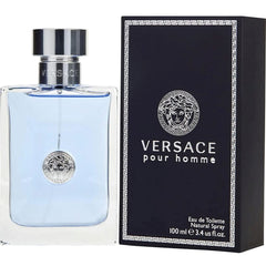 Versace Pour Homme perfume UAE 100ml Eau de Toilette natural spray with silver cap and black box