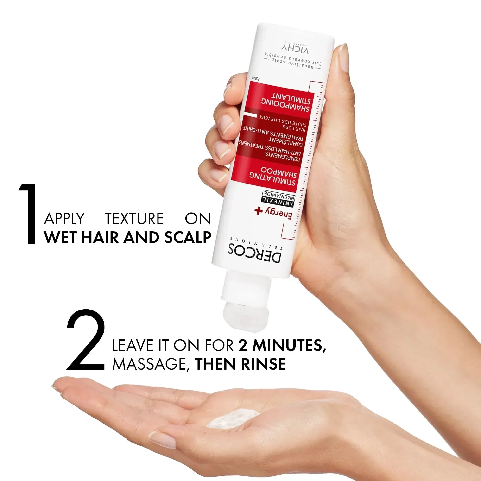 Vichy Energy+ Anti-Hair Fall Stimulating Shampoo with Dercos Aminexil, 400ml - Mumzar