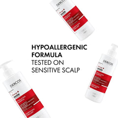 Vichy Energy+ Anti-Hair Fall Stimulating Shampoo with Dercos Aminexil, 400ml - Mumzar