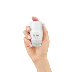 Vichy Soothing Roll-On Antiperspirant Deodorant for Sensitive Skin 50ml, 48-Hour Protection - Mumzar