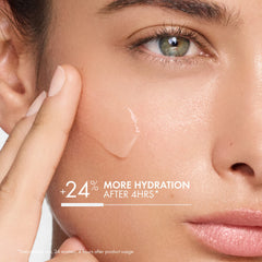 Vichy Mineral 89 daily booster UAE applied on skin, enhancing hydration for a radiant complexion