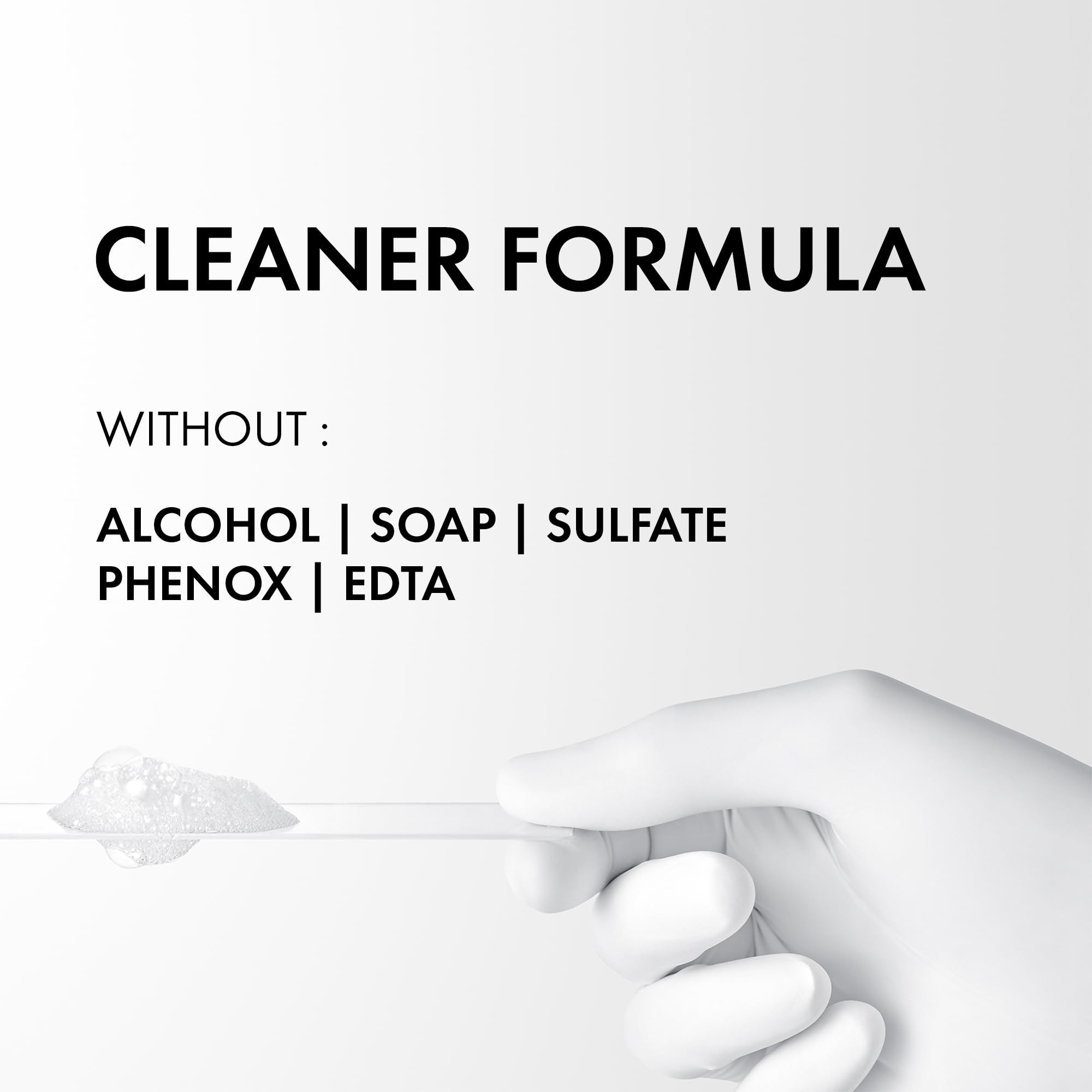 Vichy Normaderm acne face wash clean formula without alcohol, soap, sulfates, phenox, or EDTA