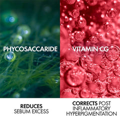 Vichy Phytosolution Dual Moisturizer for oily skin, featuring phycocorracaride and vitamin CG for sebum control and pigmentation correction