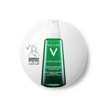 Vichy Normaderm green moisturizer bottle with white pump, 50 ml