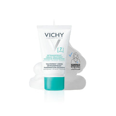 Vichy seven days antiperspirant cream in a tube for effective long-lasting sweat protection