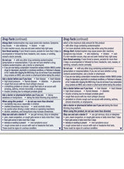 Vicks DayQuil and NyQuil Severe UAE drug facts label with dosage instructions and ingredient details