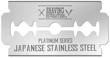 Platinum series Japanese stainless steel double-edge razor blade case