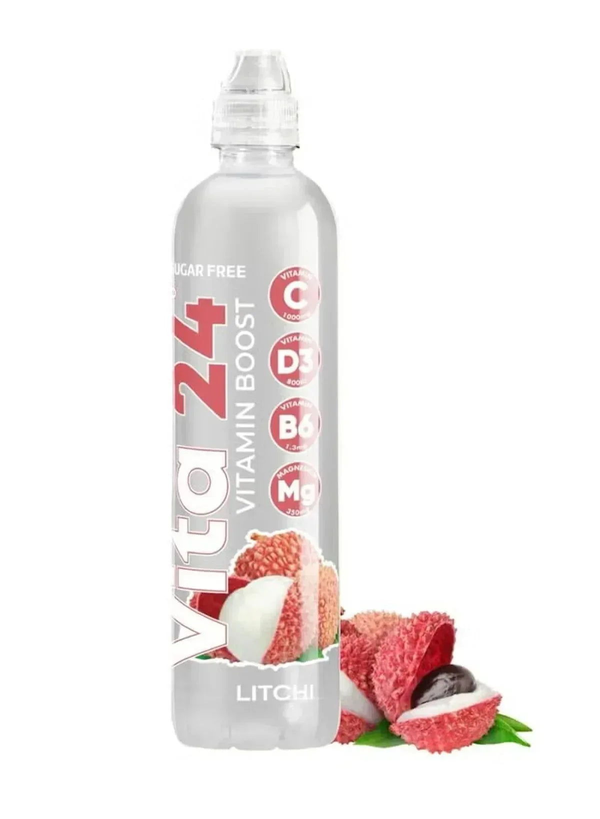 Hydrate Vitamin Drink 500ml – Litchi Flavor | Sugar-Free, Low-Calorie Vitamin Water for Hydration & Recovery - Mumzar