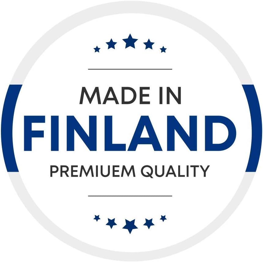 Vitabalans made in Finland premium quality badge for iron bisglycinate supplement UAE packaging