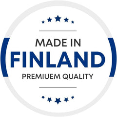 Vitabalans made in Finland premium quality badge for iron bisglycinate supplement UAE packaging