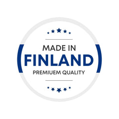Made in Finland premium quality seal badge for Vitabalans iron bisglycinate supplement UAE