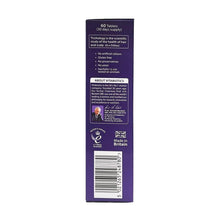 Hairfollic supplement box rear with 60 tablets, Tricologic note, Made in Britain