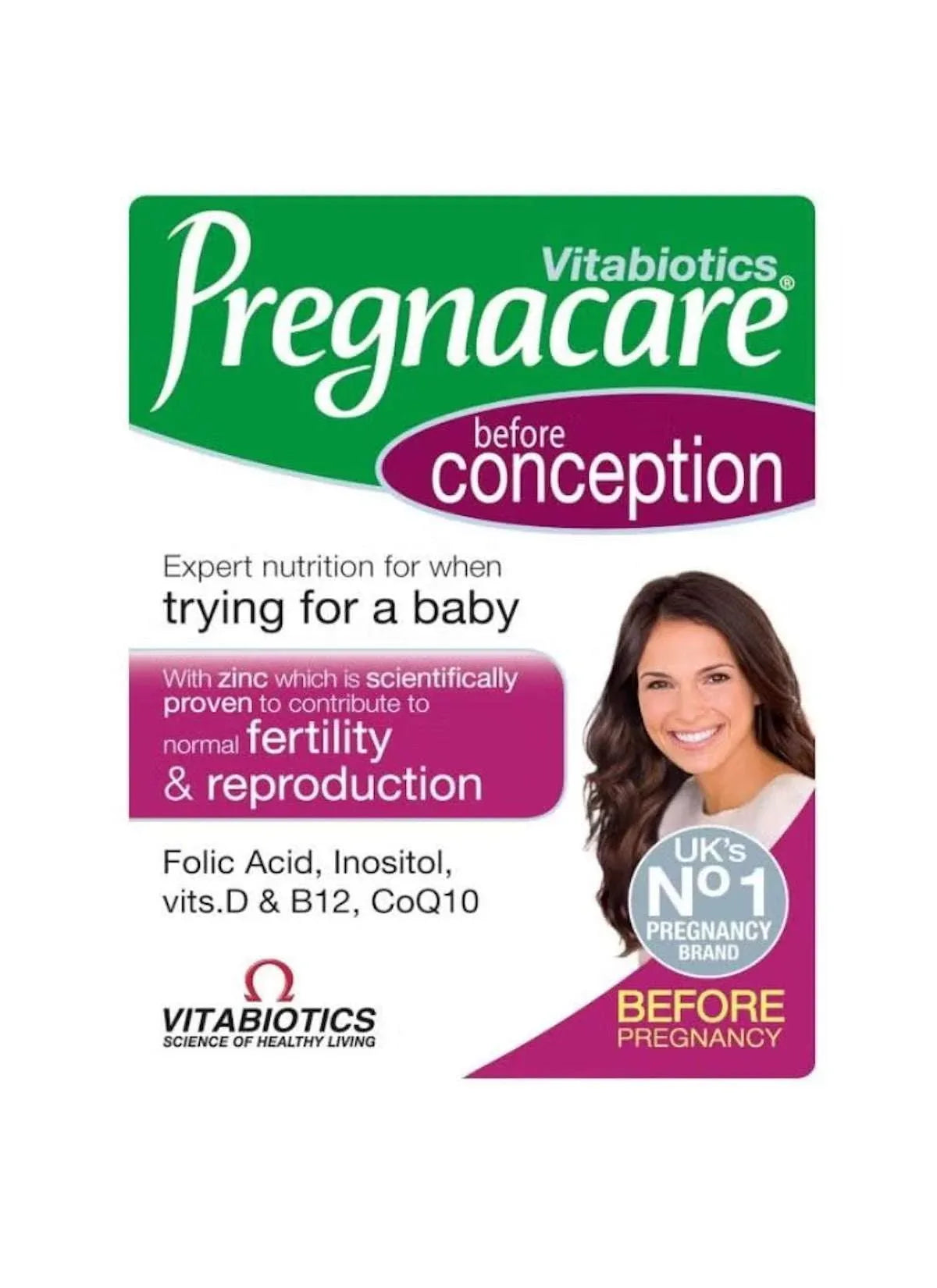 Pregnacare Conception – Pre-Pregnancy Vitamins & Minerals for Women | 30 Tablets | Fertility & Reproductive Health Support - Mumzar