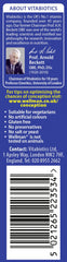 Wellman Conception Tablets for Men label showing Vitabiotics about text usage instructions icons and barcode