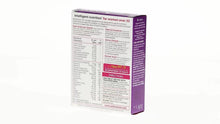 Wellwoman 50+ supplement nutrition facts panel with ingredients and directions list