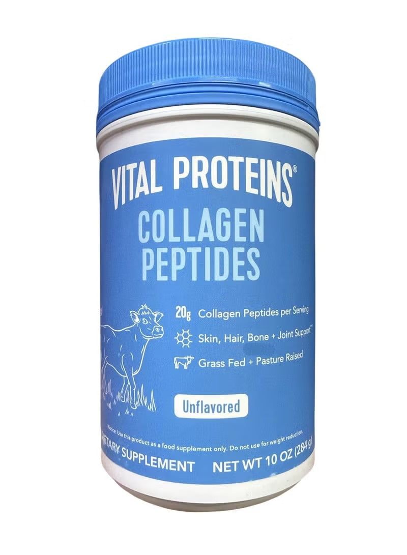 Vital Proteins Collagen Peptides Powder Unflavored with 20g collagen peptides per serving for skin and joint support