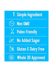 Vital Proteins collagen peptides UAE label showing non-GMO, gluten-free, and Whole30 approved features