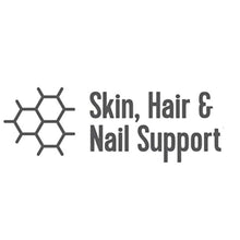 Skin, Hair & Nail Support icon with collagen molecule graphic