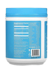 Vital Proteins collagen peptides UAE supplement container with detailed nutrition facts on the back