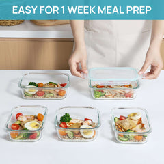 Vtopmart Leak Proof Food Storage Containers Set Clear - Mumzar