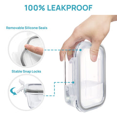 Vtopmart Leak Proof Food Storage Containers Set Clear - Mumzar