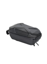 Dark gray scooter front bag with hard EVA shell and zip closure