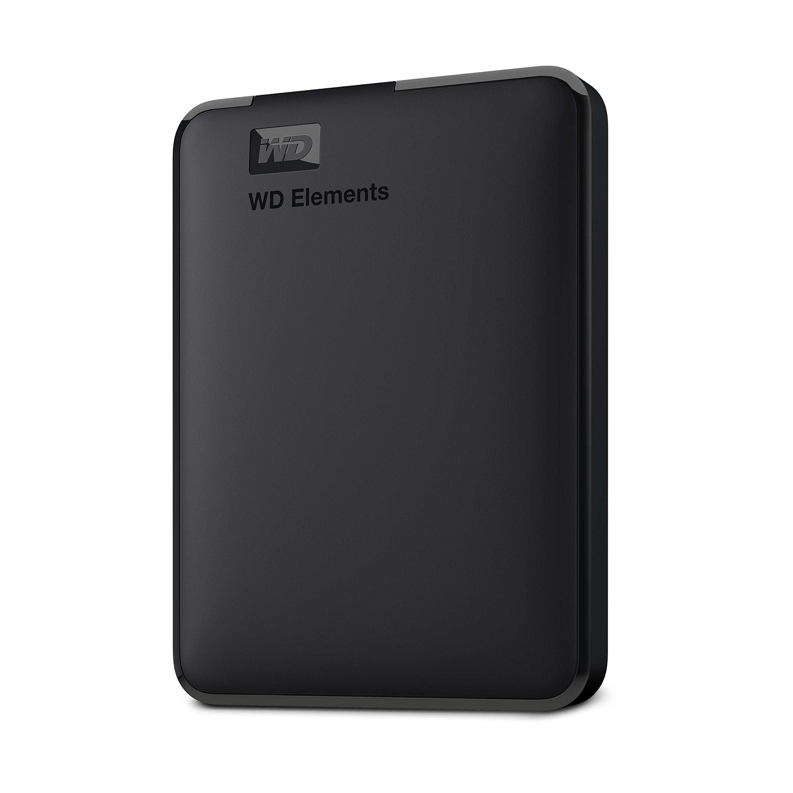 Western Digital WD Elements black portable external hard drive reliable backup storage device