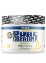 Weider Pure Creatine 250g unflavoured powder tub with Creapure seal