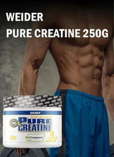 Weider Pure Creatine 250g unflavoured powder tub with Creapure logo