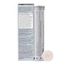 Collagen supplement bottle back label with nutrition facts and usage directions